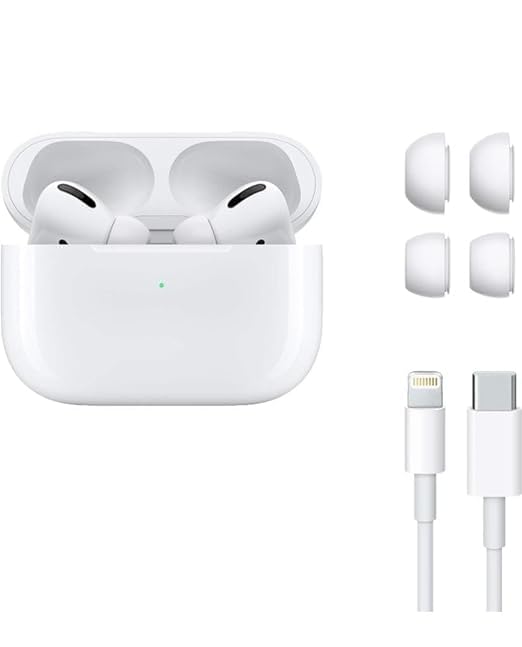 AirPods Pro With Mag Safe Wireless Charging Case, Ear Tips, Charging Cable True Wireless with ANC & Spatial (First TIME in India with 1 Years Warranty)